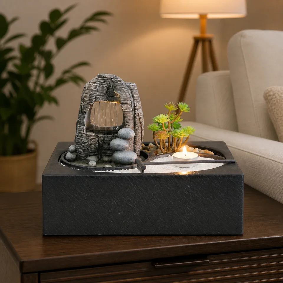 Rain Curtain Zen Garden, model LR62914