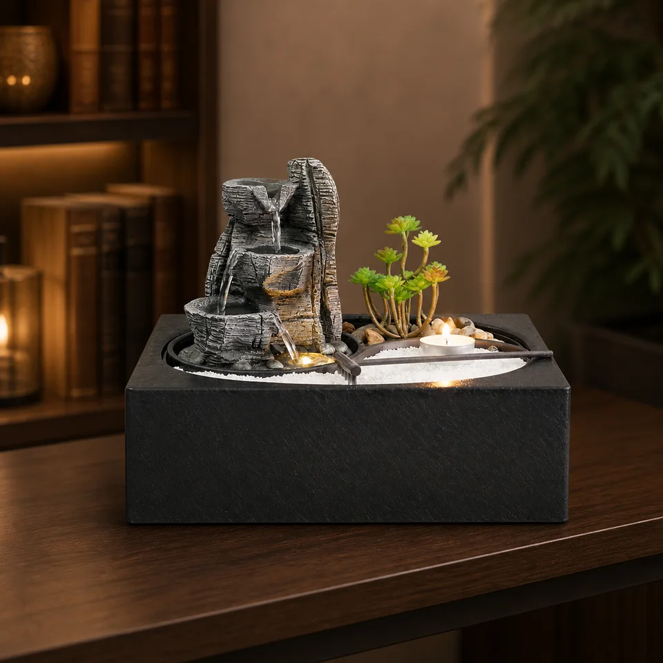 Cliff Cascade Zen Garden, model LR62927