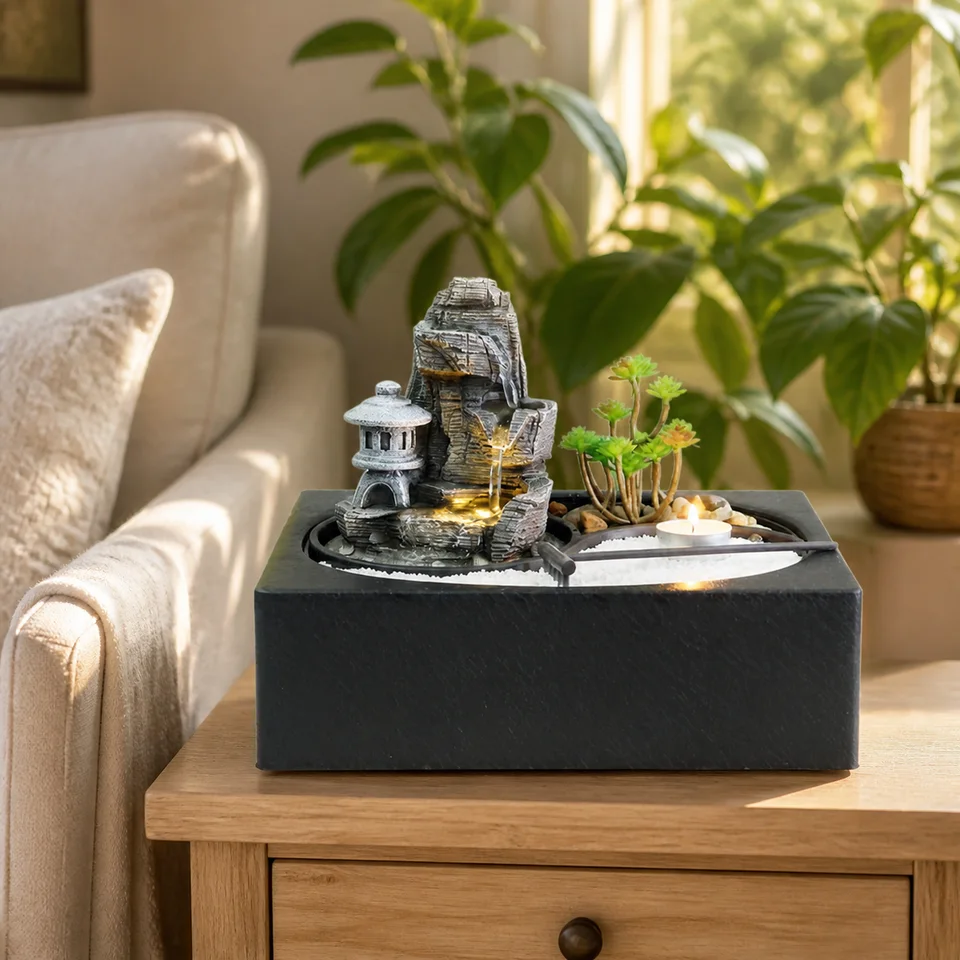 Lantern Cliff Zen Garden, model LR62928