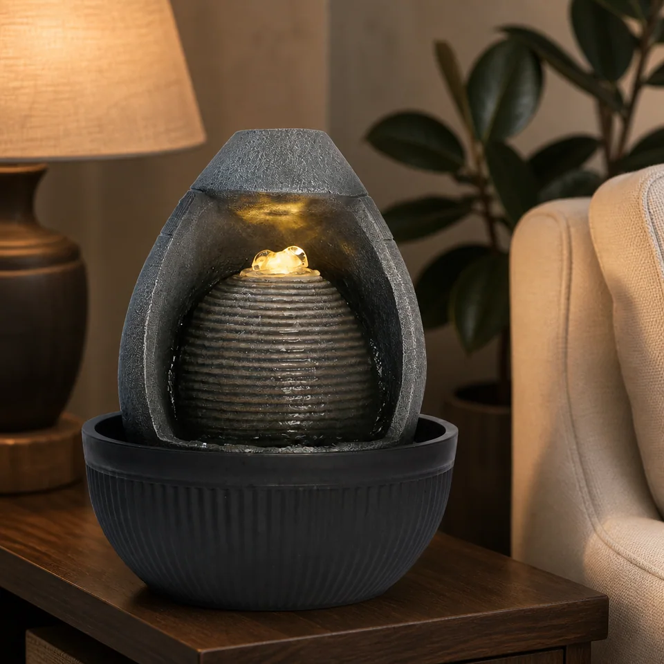 Illuminated Stone Alcove, model LR63119