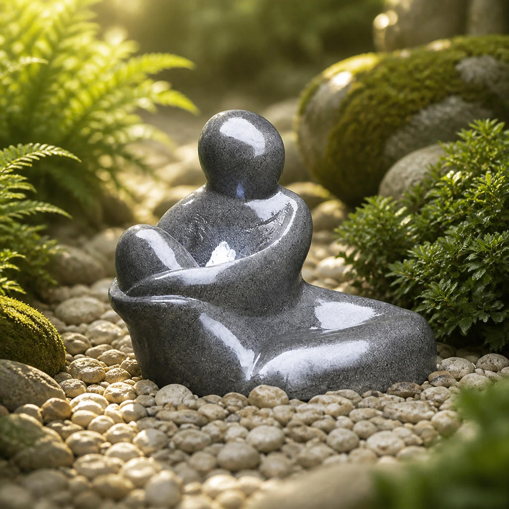 Contemplative Figure Fountain, model LR60793-1