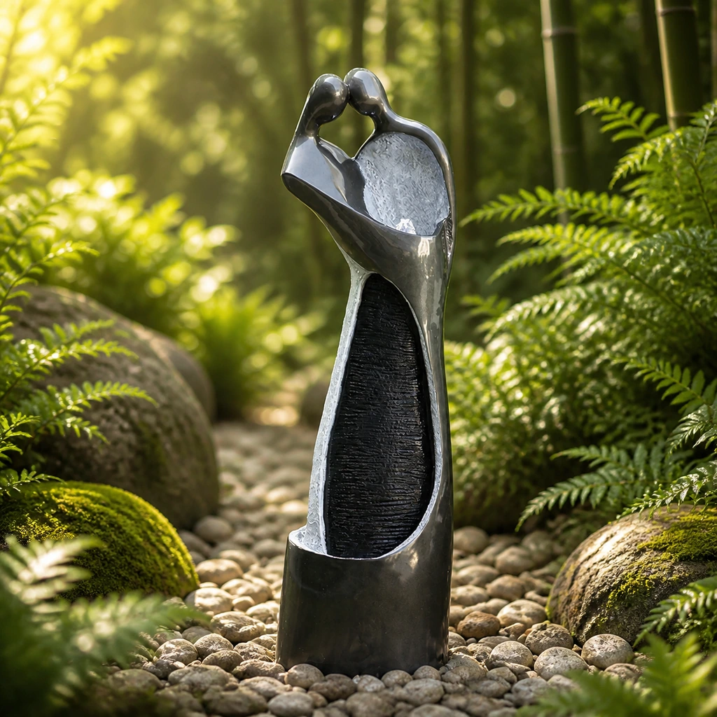 Couple Cascade Fountain, model LR61057-2