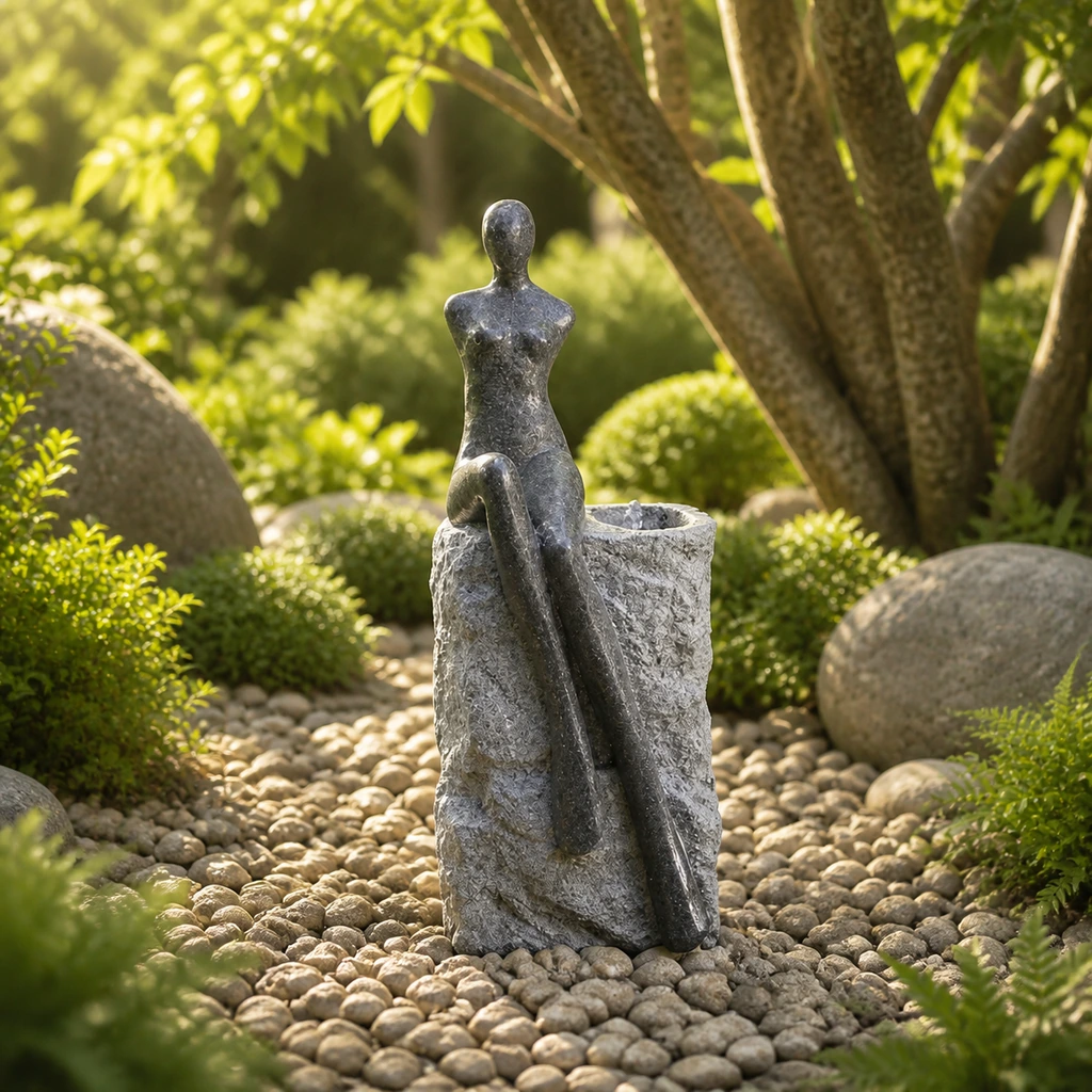 Seated Muse Fountain, model LR62518